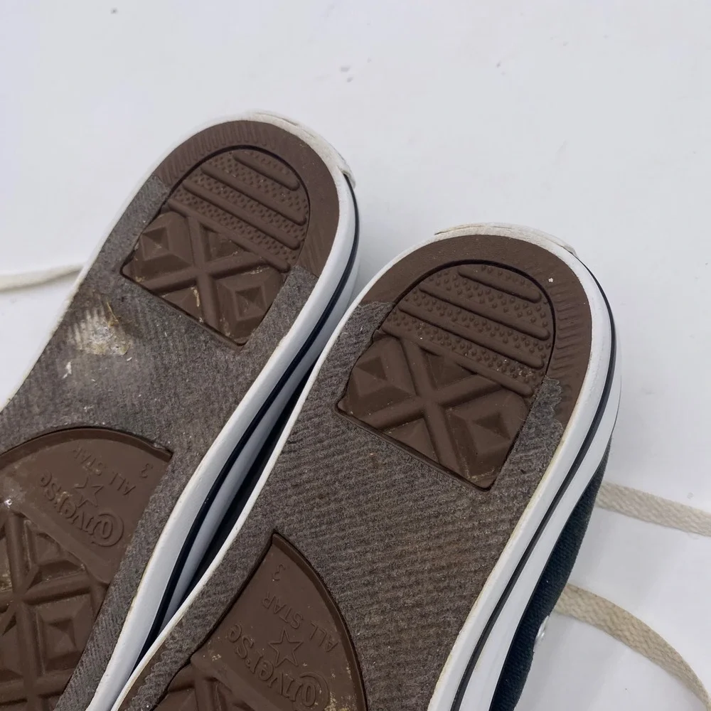 Converse Chuck Taylor All Star Low Sneakers Youth‎ 3 Black Canvas 3J235 Classic